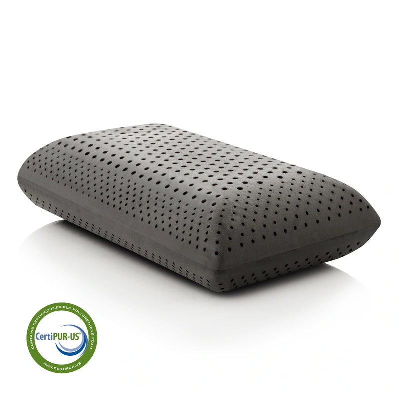 Zoned Dough + Bamboo Charcoal Mid Loft Pillow