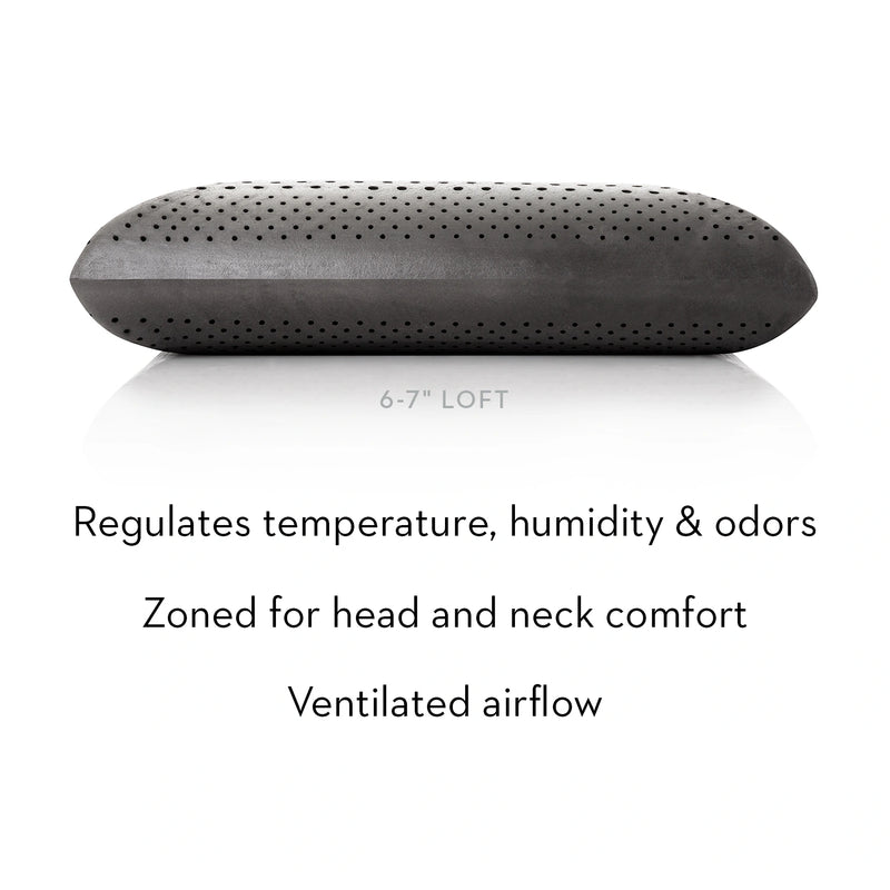 Zoned Dough + Bamboo Charcoal Mid Loft Pillow